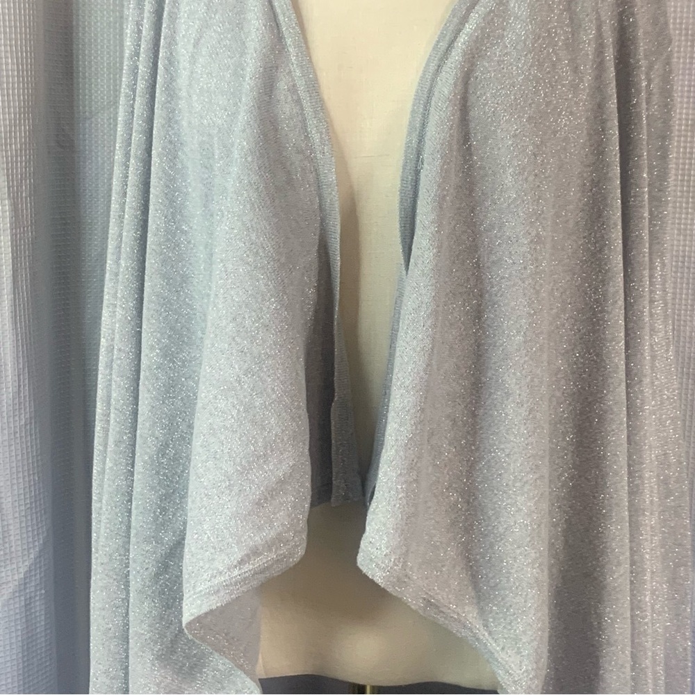 Michael Michael Kors Sparkly Open Drape Cardigan … - image 2